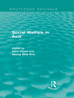 cover image of Social Welfare in Asia